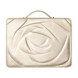 NEW LANCOME COSMETIC CASE GOLD VANITY CASE